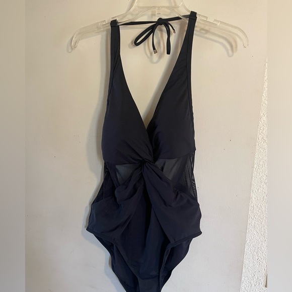 Michael Kors Navy womans One Piece Swimsuit - Picture 1 of 5